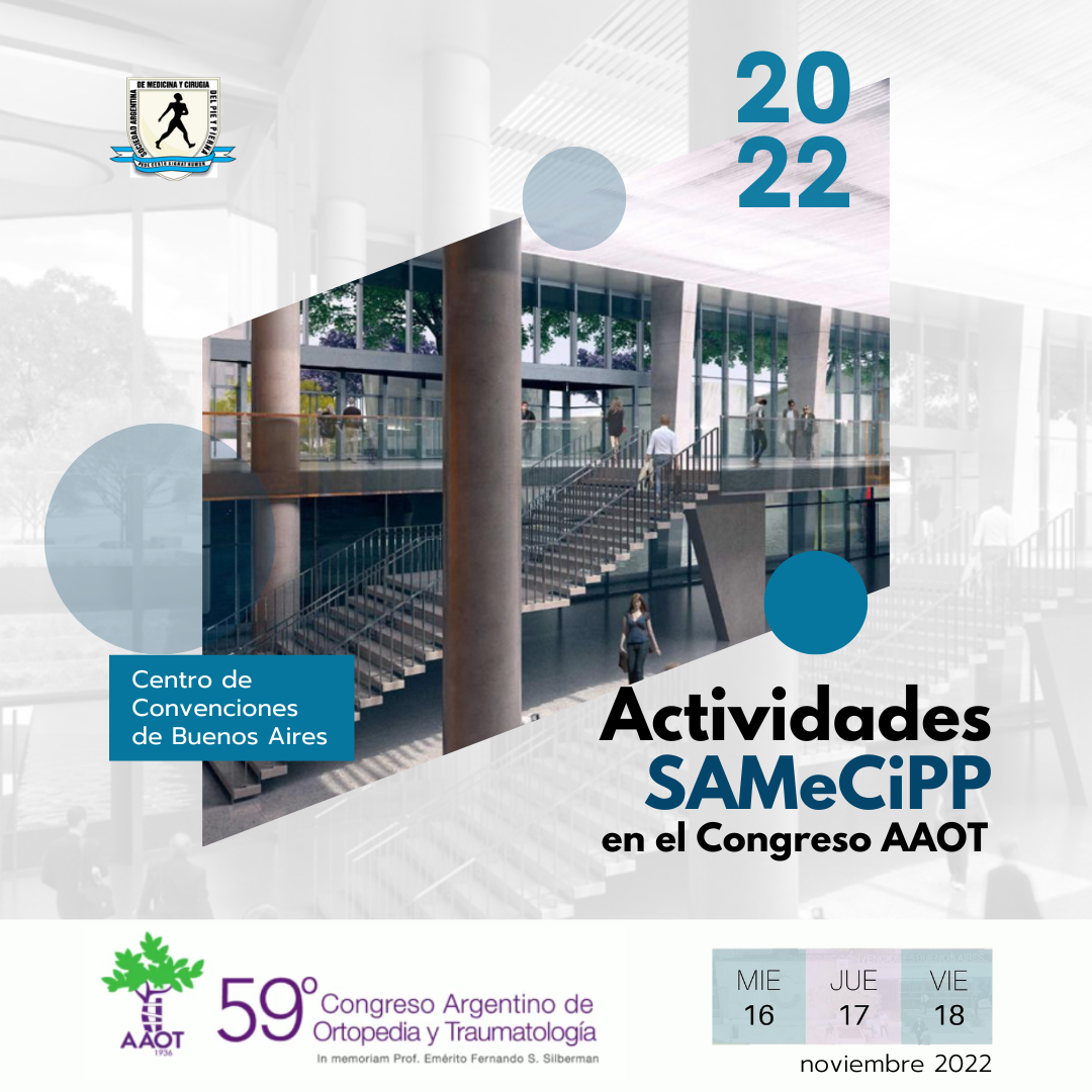 Actividades SAMeCiPP en Congreso AAOT 2022
